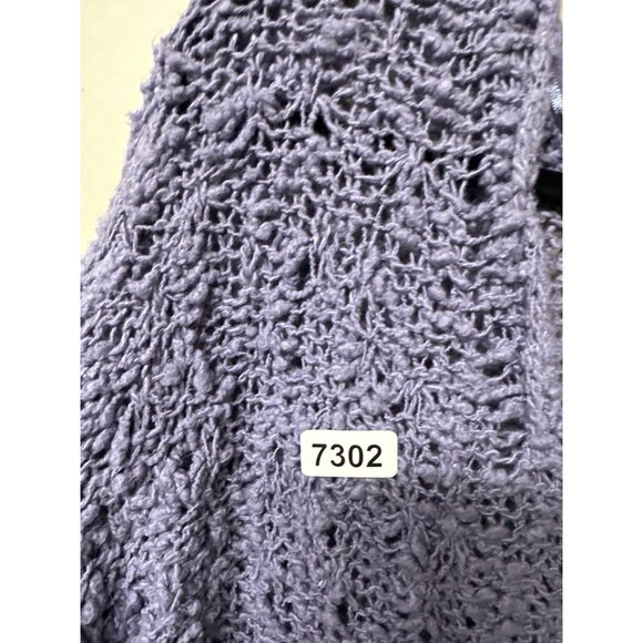 Free people small purple knitted long sleeve oversized - Picture 2 of 9